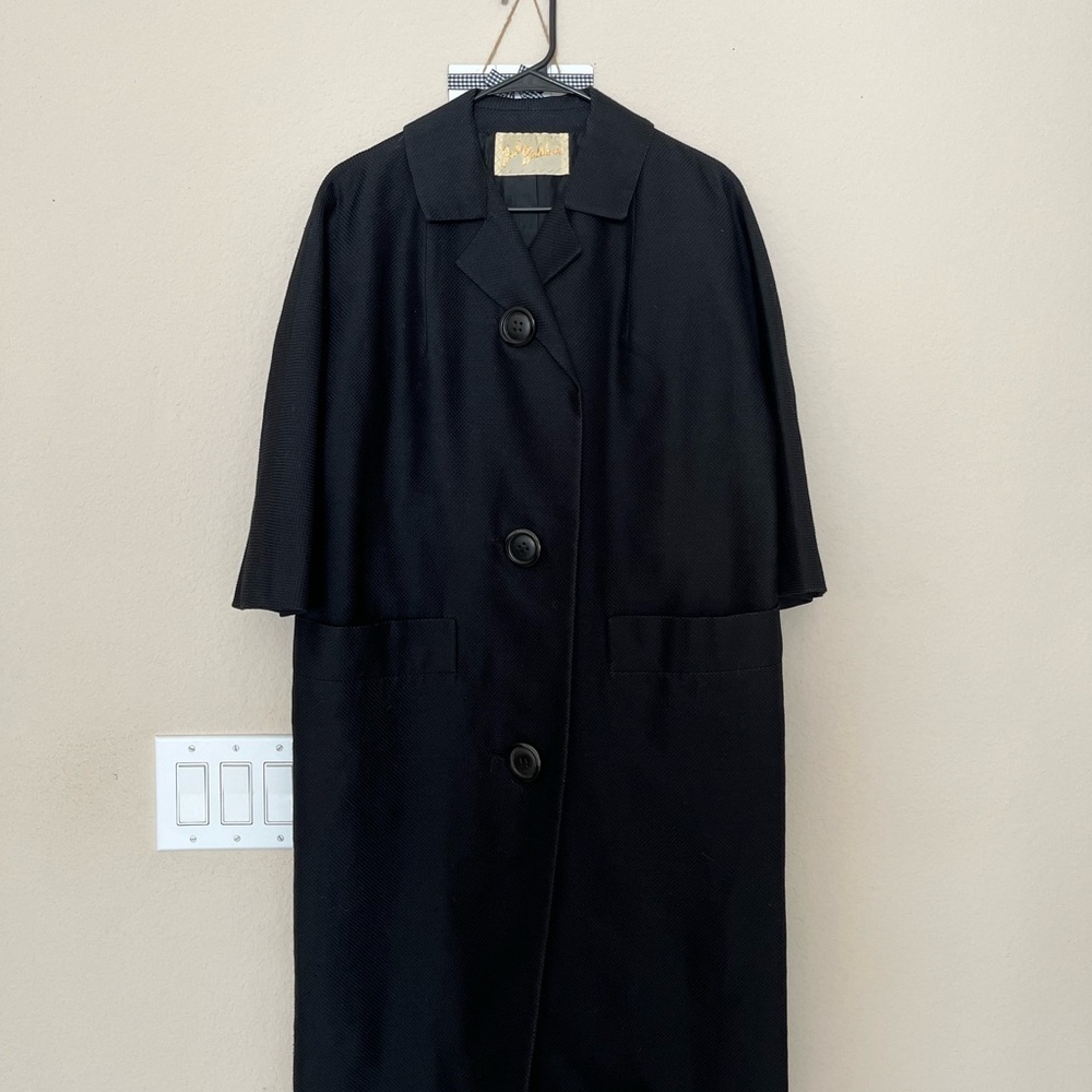 Baldwin Classic Black Trench Coat - Picture 2 of 6